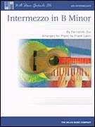 Cover icon of Intermezzo In B Minor sheet music for piano solo (elementary) by Frank Levin and Fernando Sor, classical score, beginner piano (elementary)
