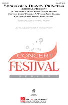 Cover icon of Songs of a Disney Princess (Choral Medley) sheet music for choir (2-Part) by Mac Huff, intermediate duet