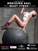 Cover icon of Wrecking Ball sheet music for voice, piano or guitar by Miley Cyrus, Henry Russell Walter, Lukasz Gottwald, Maureen McDonald, Sacha Skarbek and Stephan Moccio, intermediate skill level