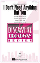 Cover icon of I Don't Need Anything But You sheet music for choir (2-Part) by Audrey Snyder, intermediate duet