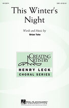 Cover icon of This Winter's Night sheet music for choir (SAB: soprano, alto, bass) by Brian Tate, intermediate skill level
