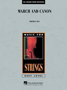 Cover icon of March and Canon (COMPLETE) sheet music for orchestra by Tom May, classical score, intermediate skill level