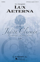 Cover icon of Lux Aeterna sheet music for choir (SATB: soprano, alto, tenor, bass) by Ivo Antognini, classical score, intermediate skill level