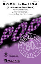 Cover icon of R.O.C.K. In The U.S.A. (A Salute To 60's Rock) (complete set of parts) sheet music for orchestra/band by John Mellencamp and Kirby Shaw, intermediate skill level