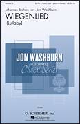 Cover icon of Wiegenlied sheet music for choir (SSATB) by Johannes Brahms and Jon Washburn, classical score, intermediate skill level