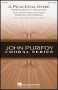 Cover icon of A Peaceful Kyrie sheet music for choir (SAB: soprano, alto, bass) by John Purifoy and Miscellaneous, intermediate skill level