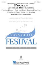 Cover icon of Frozen (Choral Highlights) (arr. Mark Brymer) (complete set of parts) sheet music for orchestra/band by Mark Brymer, Kristen Anderson-Lopez and Robert Lopez, intermediate skill level