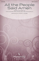 Cover icon of All the People Said Amen (COMPLETE) sheet music for orchestra/band by Matt Maher, Marty Hamby, Paul Moak and Trevor Morgan, intermediate skill level