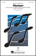 Cover icon of Human sheet music for choir (SATB: soprano, alto, tenor, bass) by Christina Perri, Audrey Snyder and Martin Johnson, intermediate skill level