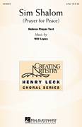Cover icon of Sim Shalom sheet music for choir (2-Part) by Will Lopes, intermediate duet