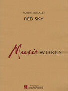 Cover icon of Red Sky (Digital Only) sheet music for concert band (flute 1) by Robert Buckley, intermediate skill level