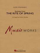 Cover icon of Excerpts from The Rite of Spring (COMPLETE) sheet music for concert band by Robert Buckley and Igor Stravinsky, classical score, intermediate skill level