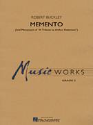 Cover icon of Memento (COMPLETE) sheet music for concert band by Robert Buckley, intermediate skill level
