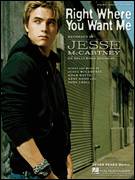 Cover icon of Right Where You Want Me sheet music for voice, piano or guitar by Jesse McCartney, Adam Watts, Andy Dodd and Dory Lobel, intermediate skill level