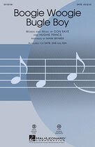 Cover icon of Boogie Woogie Bugle Boy (arr. Mark Brymer) (complete set of parts) sheet music for orchestra/band by Mark Brymer, Bette Midler, Don Raye, Hughie Prince, The Andrews Sisters and Andrews Sisters, intermediate skill level