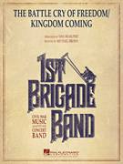 Cover icon of The Battle Cry of Freedom/Kingdom Coming (COMPLETE) sheet music for concert band by Henry Clay Work, Dan Woolpert and George Frederick Root, intermediate skill level