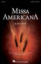 Cover icon of Missa Americana (complete set of parts) sheet music for orchestra/band (Orchestra) by Ed Lojeski and Miscellaneous, intermediate skill level
