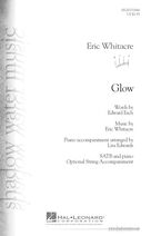 Cover icon of Glow sheet music for orchestra/band (Strings) by Eric Whitacre, intermediate skill level