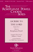 Cover icon of Ascribe to the Lord sheet music for choir (SAB: soprano, alto, bass) by Rosephanye Powell and William C. Powell, intermediate skill level