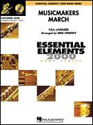 Cover icon of Musicmakers March (Clarinet Section Feature) (COMPLETE) sheet music for concert band by Michael Sweeney and Paul Lavender, intermediate skill level