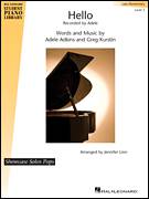 Cover icon of Hello sheet music for piano solo (elementary) by Greg Kurstin, Jennifer Linn, Adele and Adele Adkins, beginner piano (elementary)