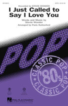 Cover icon of I Just Called to Say I Love You (arr. Paris Rutherford) (complete set of parts) sheet music for orchestra/band by Stevie Wonder and Paris Rutherford, intermediate skill level