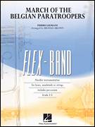 Cover icon of March of the Belgian Paratroopers (COMPLETE) sheet music for concert band by Michael Brown and Pierre Leemans, intermediate skill level