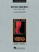 Cover icon of Joyous Holiday (based on Oh How Joyfully) (COMPLETE) sheet music for orchestra by James Curnow, intermediate skill level