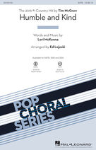 Cover icon of Humble and Kind (complete set of parts) sheet music for orchestra/band by Ed Lojeski, Lori McKenna and Tim McGraw, intermediate skill level