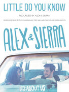 Cover icon of Little Do You Know sheet music for voice, piano or guitar by Alex & Sierra, intermediate skill level