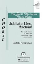 Cover icon of Jubilate Deo, Alleluia! sheet music for choir (SATB: soprano, alto, tenor, bass) by Judith Herrington, intermediate skill level