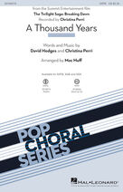 Cover icon of A Thousand Years (arr. Mac Huff) (complete set of parts) sheet music for orchestra/band by Mac Huff, Christina Perri and David Hodges, wedding score, intermediate skill level