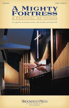 Cover icon of A Mighty Fortress, a festival of hymns sheet music for orchestra/band (full score) by Benjamin Harlan, Henry F. Lyte, John Purifoy, Mark Hill and William Henry Monk, intermediate skill level