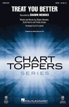 Cover icon of Treat You Better (complete set of parts) sheet music for orchestra/band by Ed Lojeski, Scott Harris, Shawn Mendes and Teddy Geiger, intermediate skill level