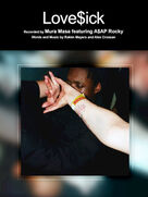 Cover icon of Love$ick (featuring A$AP Rocky) sheet music for voice, piano or guitar by Mura Masa, A$AP Rocky, Alex Crossan and Rakim Mayers, intermediate skill level