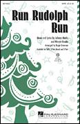 Cover icon of Run Rudolph Run sheet music for choir (TTBB: tenor, bass) by Johnny Marks, Alan Billingsley, Justin Moore and Marvin Brodie, intermediate skill level