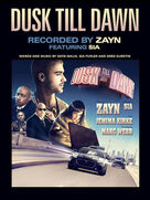 Cover icon of Dusk Till Dawn sheet music for voice, piano or guitar by ZAYN feat. Sia, Greg Kurstin, Sia Furler and Zayn Malik, intermediate skill level