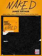 Cover icon of Naked sheet music for voice, piano or guitar by James Arthur, Johan Carlsson, Max Martin and Savan Kotecha, intermediate skill level