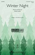 Cover icon of Winter Night sheet music for choir (3-Part Mixed) by Audrey Snyder, intermediate skill level