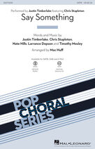Cover icon of Say Something (feat. Chris Stapleton) (arr. Mac Huff) (complete set of parts) sheet music for orchestra/band by Mac Huff, Chris Stapleton, Justin Timberlake, Justin Timberlake feat. Chris Stapleton, Larrance Dopson, Nate Hills and Tim Mosley, intermediate skill level
