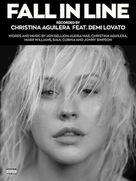 Cover icon of Fall In Line sheet music for voice, piano or guitar by Christina Aguilera feat. Demi Lovato, Audra Mae, Christina Aguilera, Jon Bellion, Jonny Simpson, Mark Williams and Raul Cubina, intermediate skill level