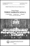Cover icon of Three Sabbath Songs sheet music for choir (2-Part) by Simon Sargon, intermediate duet