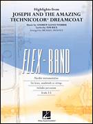 Cover icon of Highlights from Joseph and the Amazing Technicolor Dreamcoat (COMPLETE) sheet music for concert band by Andrew Lloyd Webber and Michael Sweeney, intermediate skill level