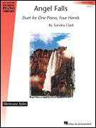 Cover icon of Angel Falls sheet music for piano four hands by Sondra Clark and Miscellaneous, intermediate skill level