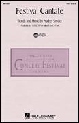 Cover icon of Festival Cantate sheet music for choir (SATB: soprano, alto, tenor, bass) by Audrey Snyder, intermediate skill level