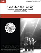 Cover icon of Can't Stop the Feeling! (arr. Aaron Dale) sheet music for choir (SSAA: soprano, alto) by Justin Timberlake, Aaron Dale, Johan Schuster, Max Martin and Shellback, intermediate skill level