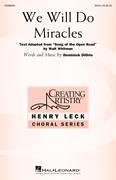 Cover icon of We Will Do Miracles sheet music for choir (SSA: soprano, alto) by Dominick DiOrio and Walt Whitman, intermediate skill level