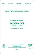 Cover icon of Lo Yisa Goi sheet music for choir (SAB: soprano, alto, bass) by Charles Davidson, intermediate skill level