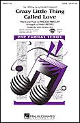 Cover icon of Crazy Little Thing Called Love (arr. Mark Brymer) sheet music for choir (SATB: soprano, alto, tenor, bass) by Dwight Yoakam, Mark Brymer, Queen and Freddie Mercury, intermediate skill level