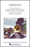 Cover icon of Immortals (from Big Hero 6) (arr. Tom Wallace) (COMPLETE) sheet music for marching band by Tom Wallace, Andrew Hurley, Fall Out Boy, Joe Trohman, Patrick Stump and Pete Wentz, intermediate skill level